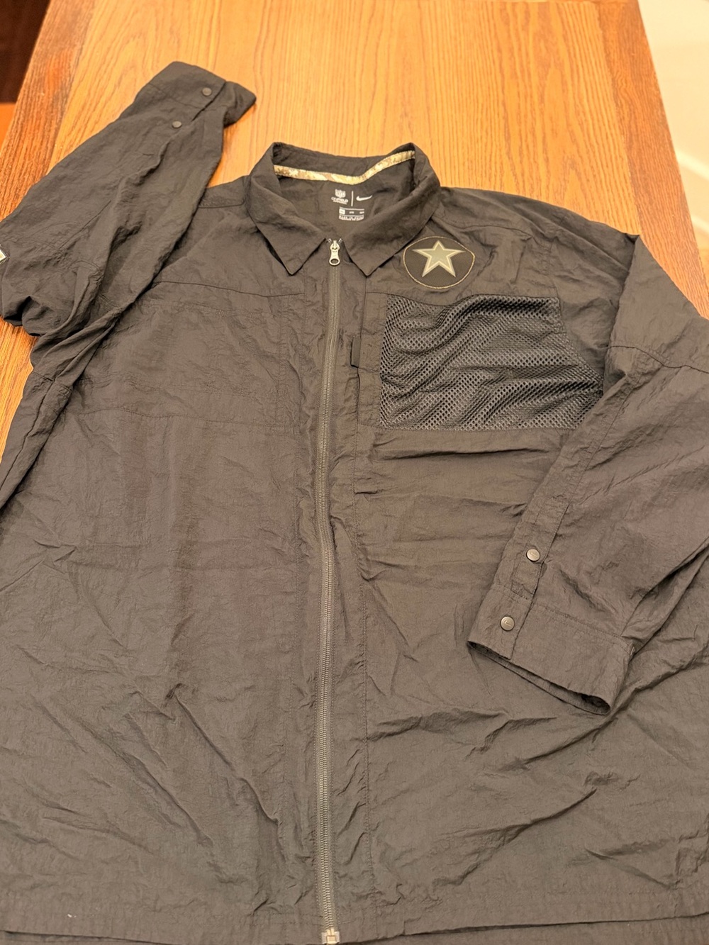 Nike Dallas Cowboys “Salute To Service” NFL Football Zip-Up windbreaker Mens 3X